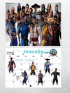 MORTAL KOMBAT 1  Wall Calendar