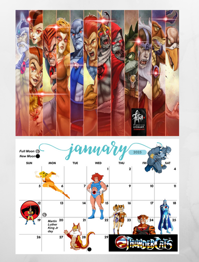 Thundercats Wall Calendar 2025