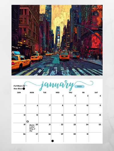 City View wall calendar