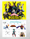 My Hero Academia 2025 Wall Calendar