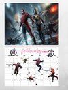 Avengers Endgame Wall Calendar 2025