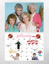 The Golden Girls Wall Calendar 2025