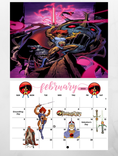 THUNDERCATS Wall Calendar 2025