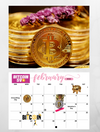 Bitcoin is king Wall calendar 2025