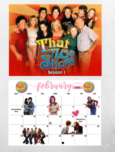 That 70s Show Wall Calendar 2025