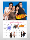 FAVORITE 90’s TV SHOWS 2025 wall calendar