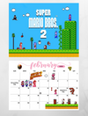 Super Mario Bros 2025 wall Calendar