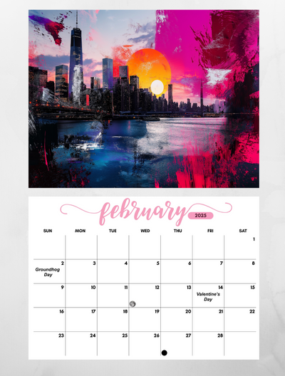 City View wall calendar