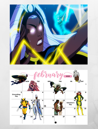 X-Men 97  Wall Calendar 2025