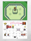 Zelda Wall Calendar 2025