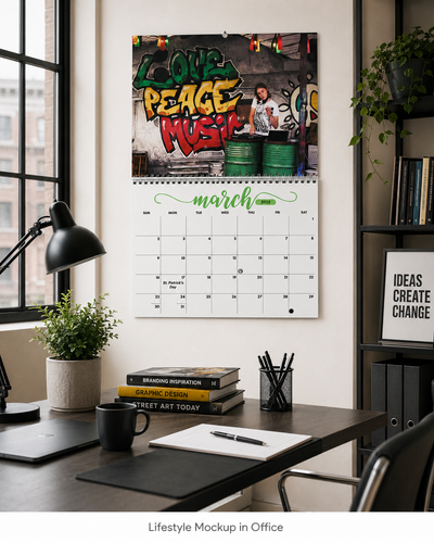 Graffiti Wall Calendar 2027 – Art Is Life | 12 Months of Bold Urban Street Art