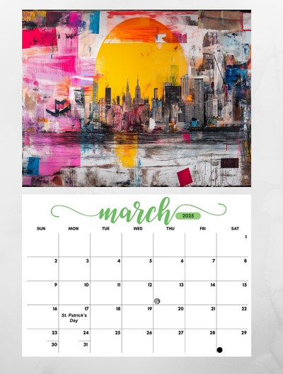 City View wall calendar