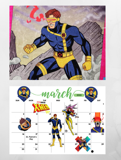 X-Men 97  Wall Calendar 2025