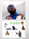 Afrobeats 2025 wall calendar