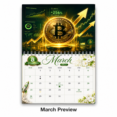 Bitcoin Is King Wall Calendar 2027