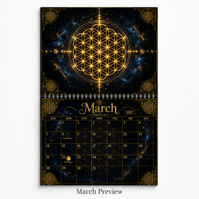 Sacred Geometry Calendar 2027