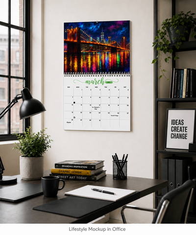 City View Wall Calendar 2027