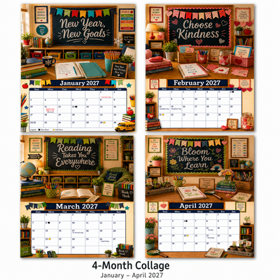 November 2026 school year calendar month showing holiday planning space