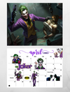 DC Super Villians 2025 Wall Calendar