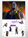 Avengers Endgame Wall Calendar 2025