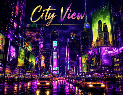 City View Wall Calendar 2027
