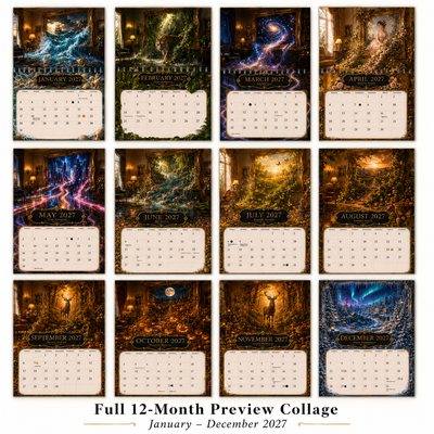 Living Portals 2027 Wall Calendar