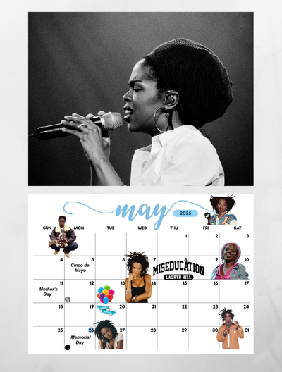 90s women of hip hop wall calendar 2025