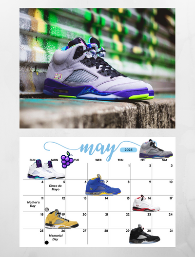 Jordan Collection Wall Calendar 2025