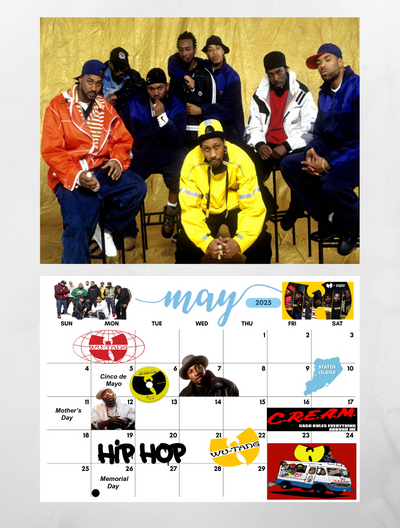 90’s Hip-Hop Wall Calendar 2025