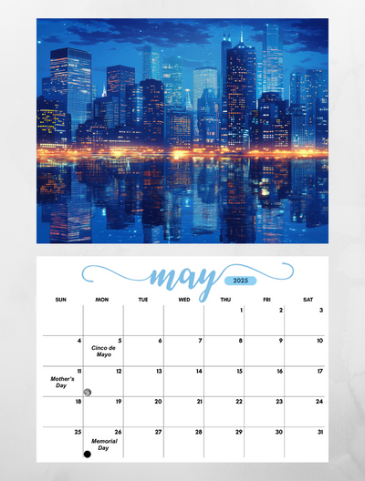 City View wall calendar