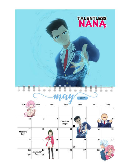 Talentless Nana Wall Calendar 2027 monthly artwork page preview — 2027 themed wall calendar by Jays Calendars