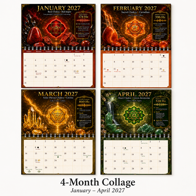 Chakra and Crystals Wall Calendar 2027