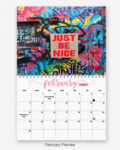 Graffiti Wall Calendar 2027 – Art Is Life | 12 Months of Bold Urban Street Art