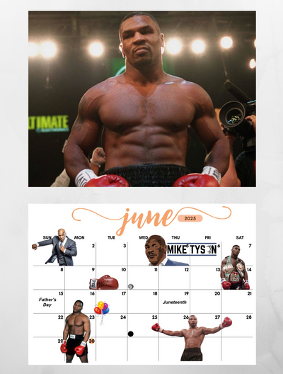 Like Mike 2025 wall calendar