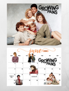 Favorite 90’s TV shows Wall calendar 2024