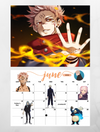 Jujutsu Kaisen 2025 Wall Calendar