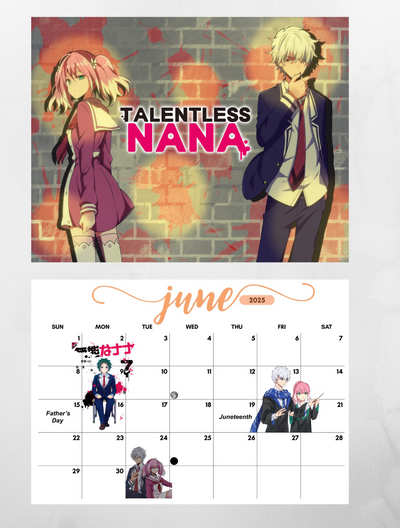 Talentless Nana Wall Calendar 2025