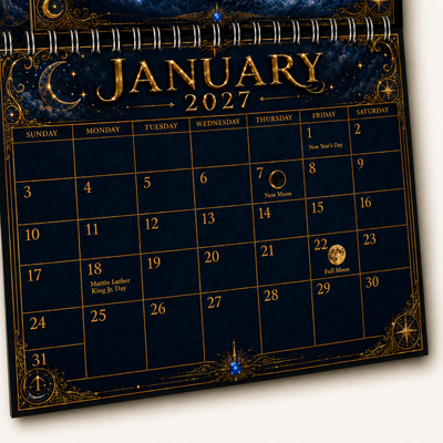 Galactic Animal Spirits 2027 Wall Calendar