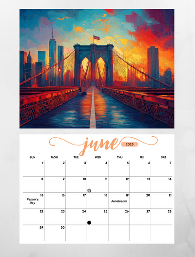 City View wall calendar