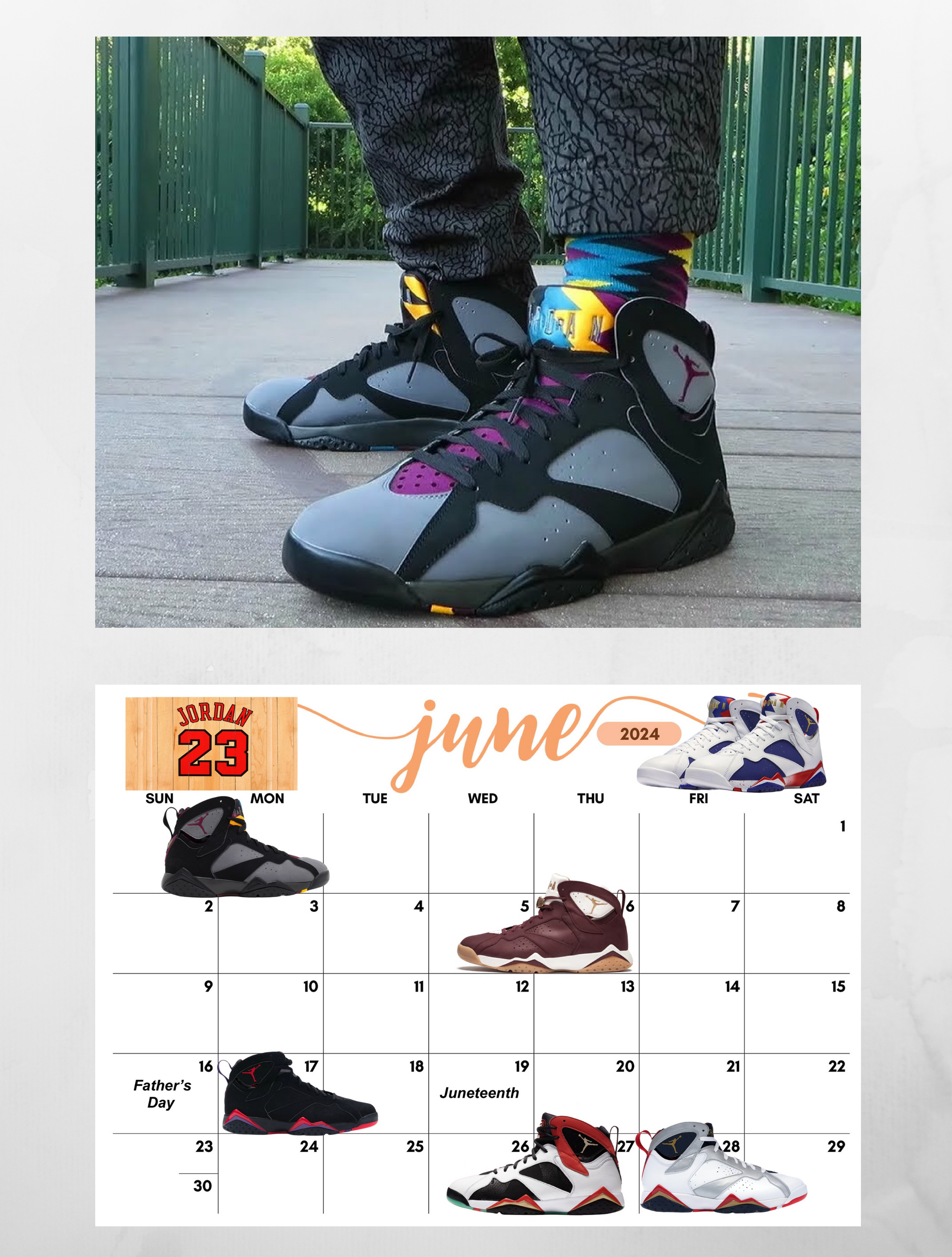 Jordan Collection Wall Calendar 2024 Jays Calendars