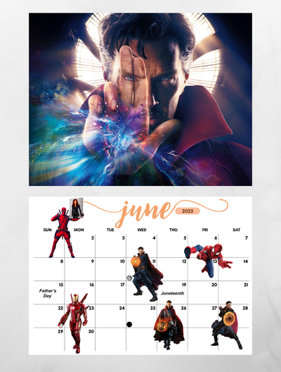 Avengers Endgame Wall Calendar 2025