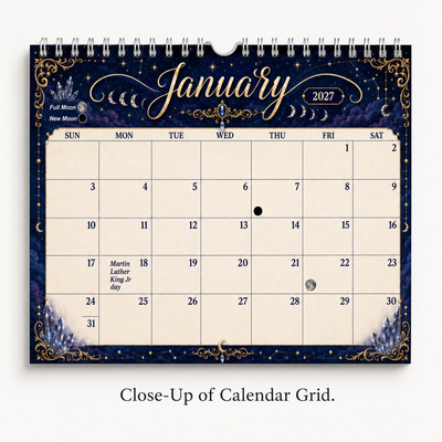 Celestial Cats & Mystical Whiskers Wall Calendar 2027