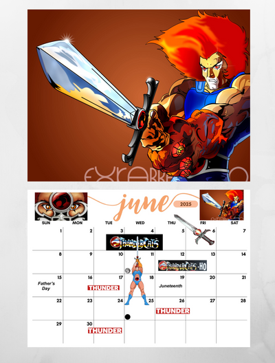 THUNDERCATS Wall Calendar 2025