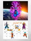 Dragonball Super Wall Calendar 2025