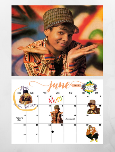 90s women of hip hop wall calendar 2025