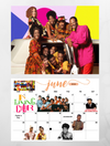 BLACK 90’s TV SHOWS 2025 Wall Calendar