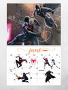 Spider-man Miles Morales wall calendar 2025