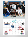 BTS Wall Calendar 2025