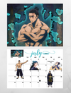 Jujutsu Kaisen 2025 Wall Calendar