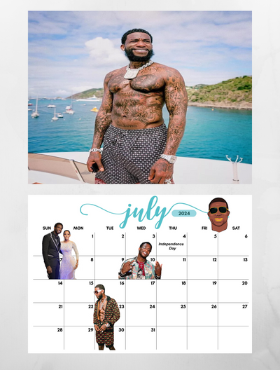 Gucci Mane 2024 Wall Calendar